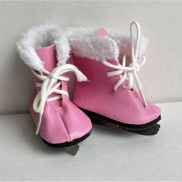 18" Doll Roller Blades Ice Skates Fits American Girl Our Generation My Life Doll - Picture 2 of 9